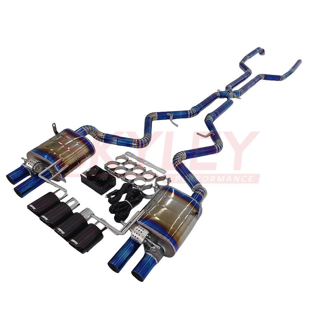 SL Premium Titanium Exhaust System with Muffler for BMW E92/E90