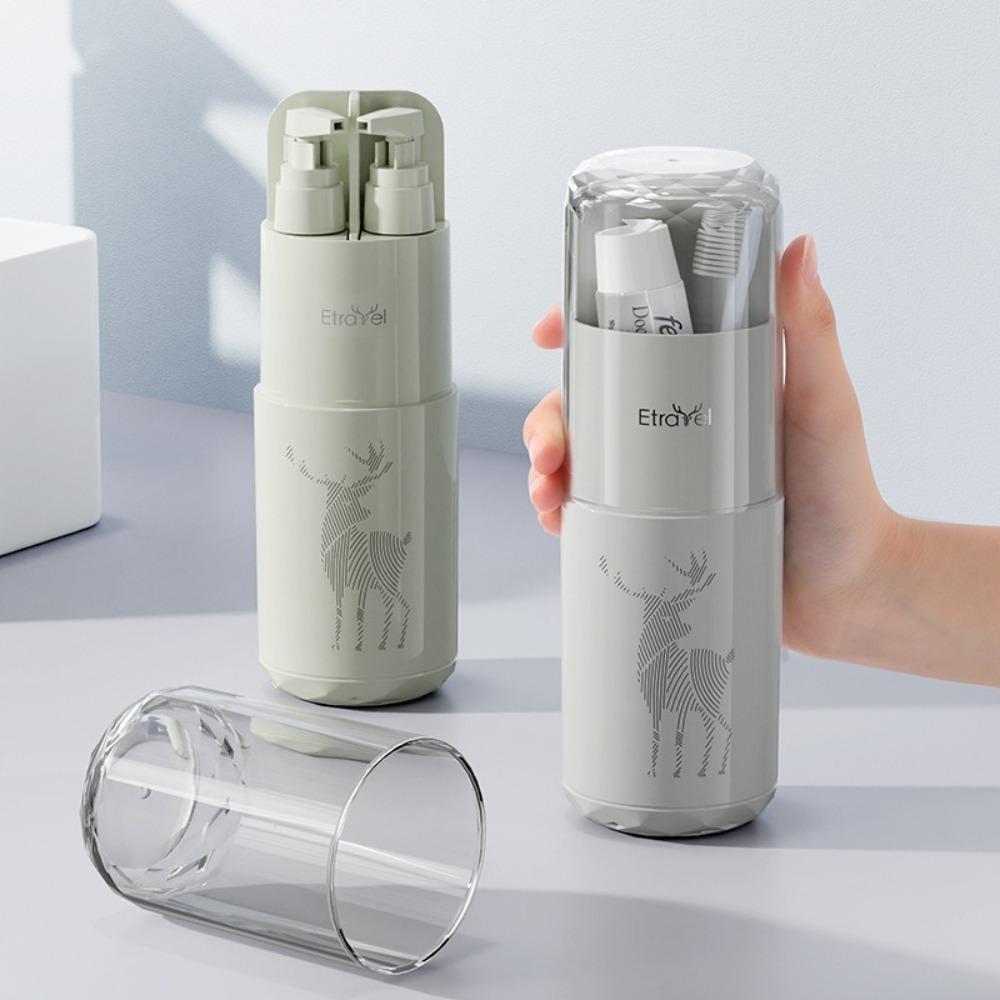 Портативный стакан для зубной пасты Многофункциональный органайзер для зубных щеток Прочный дорожный стакан для кемпинга