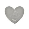 Thoughts of You Memorial Graveside Heart Plaque - Feathers