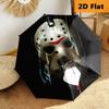 1pc horror movies Foldable Umbrella with Durable Iron Frame, 8-Rib Structure - Perfect for All Seasons Home and Travel Use, Multi-Functional Design