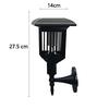 Outdoor Solar Mosquito Light, Water Resistant LED Light, Insect Trap, Electric Discharge, For Lawn, Garden, Courtyard