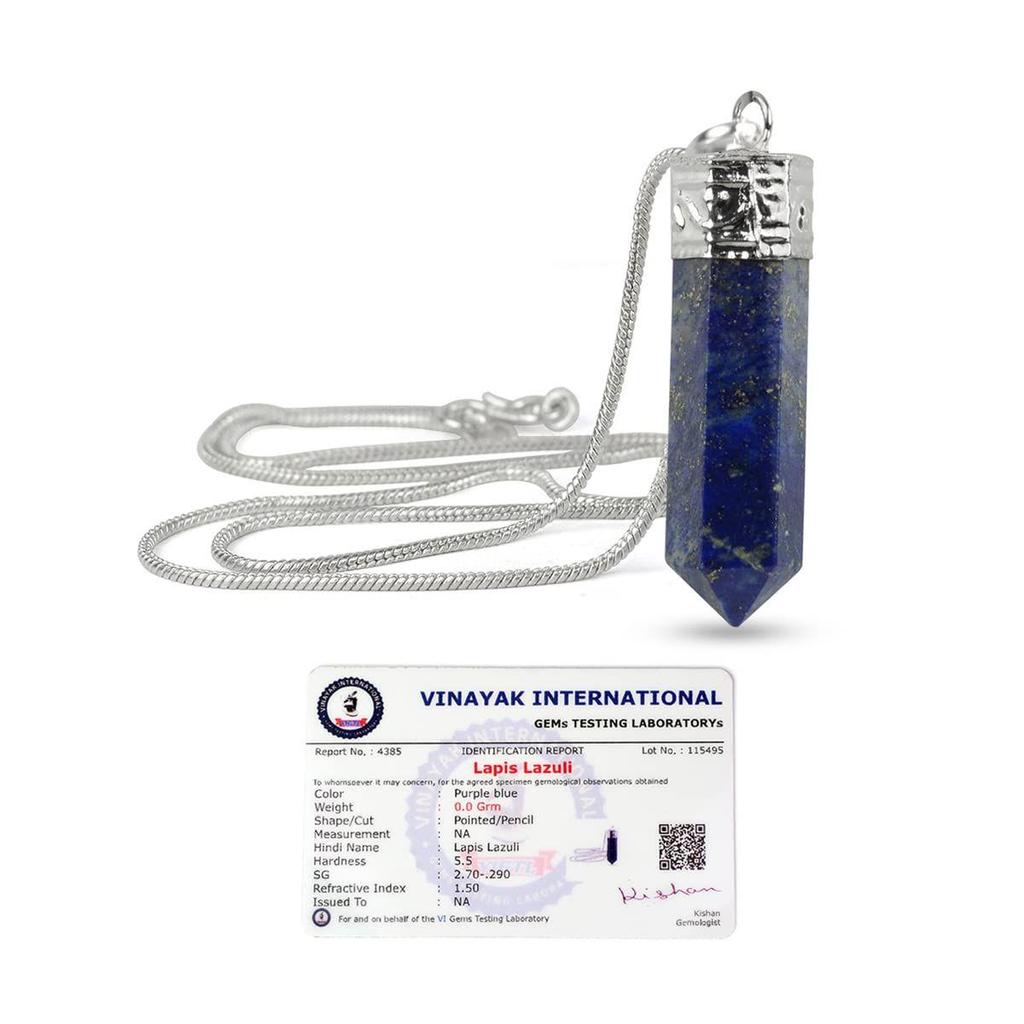 Подвеска-карандаш из кристалла Рейки с натуральным сертифицированным кристаллом качества AAA с сертификатом и металлической цепочкой для исцеления и кристаллическими лечебными драгоценными камнями