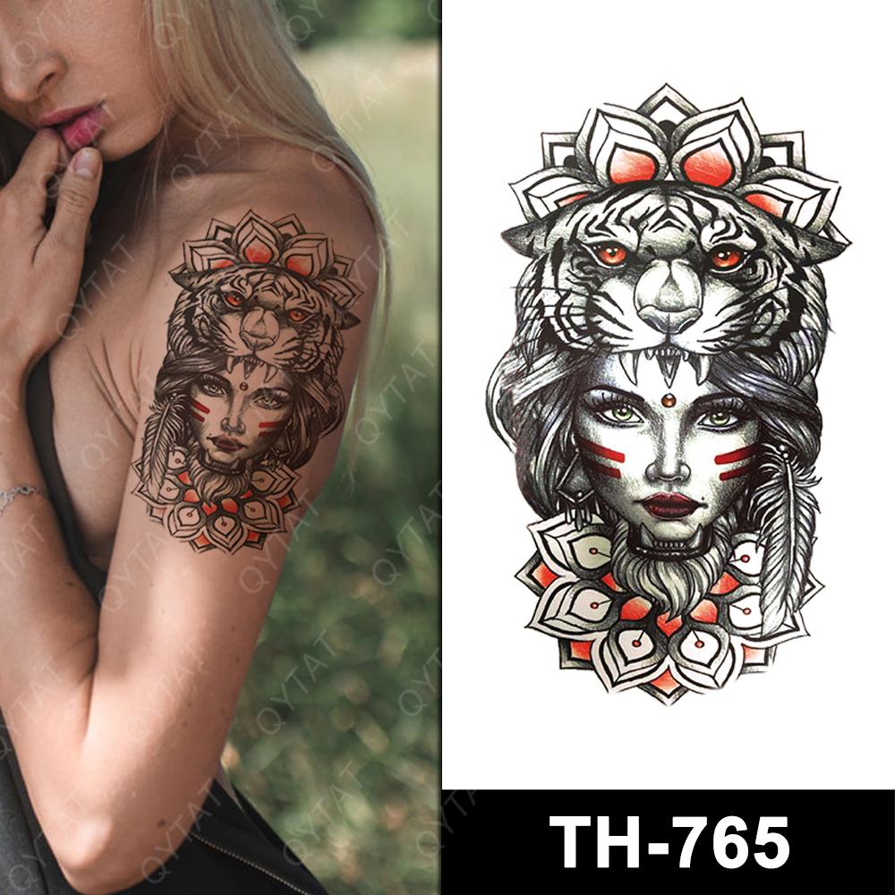 Custom Half Arm Temporary Tattoo Sticker Tribal Tatuaje Temporal
