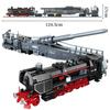 1691PCS Technical City Vintage Train Gun Building Blocks Racing Car Military Bricks Track Model Vehicle Toy Kids Adult For Gifts