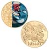 Commemorative coins, copper coins, anime related coins, gold-plated die cast metal coins, handicrafts