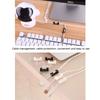 Cable Holder Clips 20Pcs Cable Management Cord Organizer Clips Silicone Self Adhesive For Desktop Office Home
