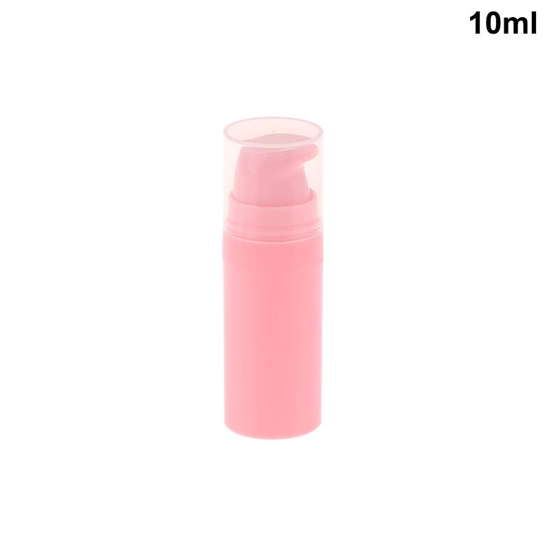 Многоразовые флаконы для лосьона с безвоздушным насосом, вакуумный контейнер для туалетных принадлежностей, пустой пластиковый косметический флакон 5 мл, 10 мл, 15 мл