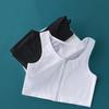 Zipper Seamless Shapewear Mesh Thin Chest Binder Shapers Intimates Chest Wraps Binding  Travel