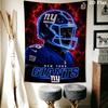New York Giants Wall Tapestry Aesthetic Wall Hanging Printed Fabric Blanket Decorative Tapestries for Bedroom Living Room Home Decor