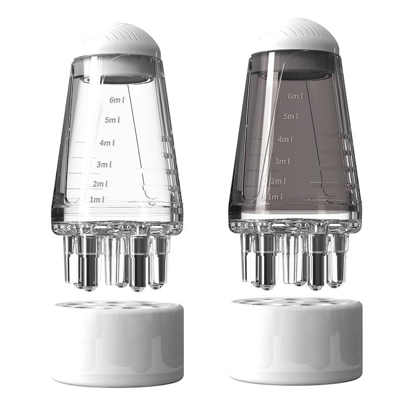 Аппликатор для кожи головы 1-6 мл Эссенция Жидкость для роста волос Массажная головка Шарик Доставка лекарств Мазок Жидкость Направляющая Расческа