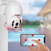 200W 8 Lights PTZ Camera Wifi Outdoor Waterproof Infrared Night Vision Real-time Reminder Two Way Audio Built-in AP Hotspot APP Remote Control