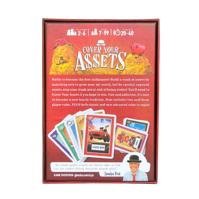 Защитите свои активы: Английская версия карточной игры для вечеринок