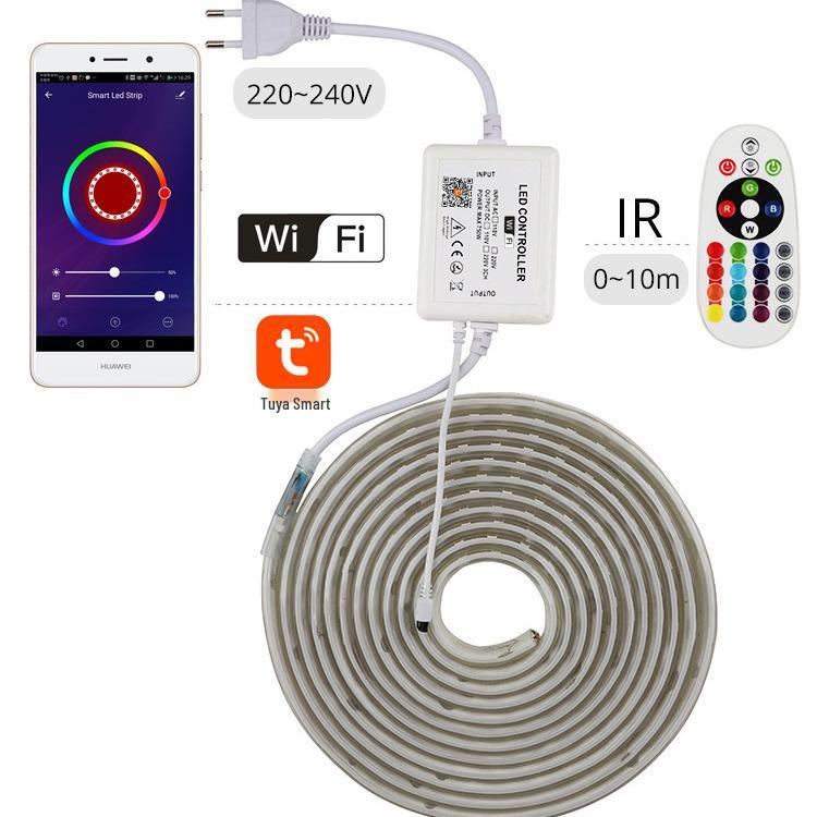 Контроллер светодиодной ленты RGB Tuya Smart WiFi (110 В / 220 В)