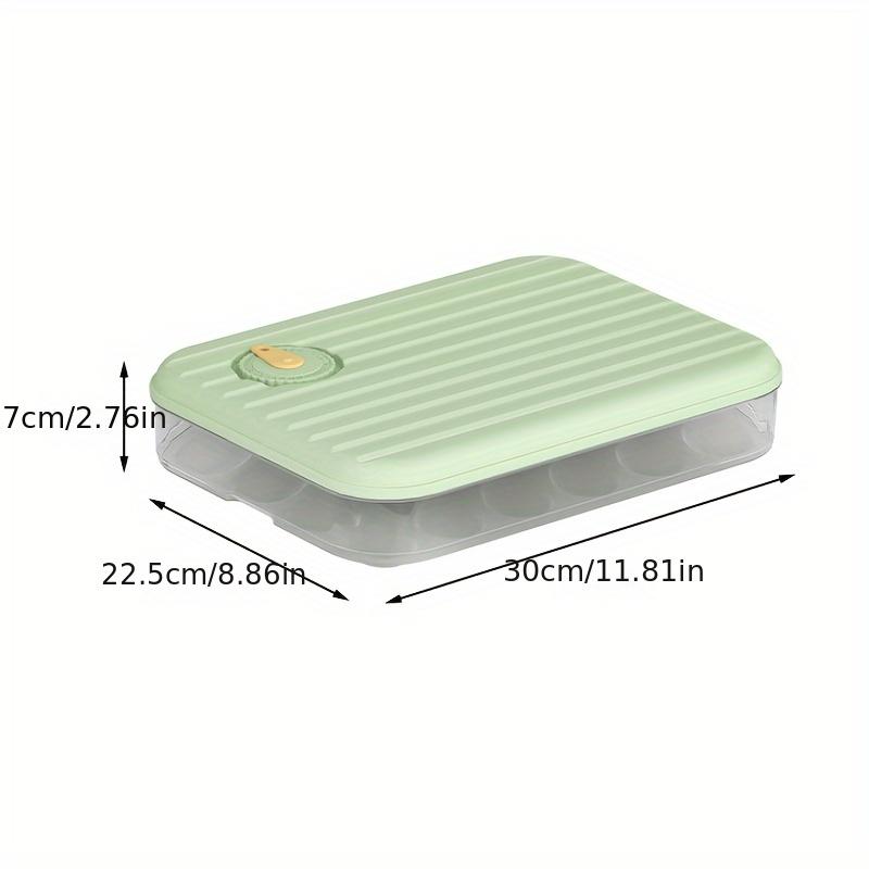 Egg Holder For Refrigerator Deviled Egg With Lid Fridge Egg Storage Stackable Plastic Egg Containers 24 Egg Tray Kitchen Tools