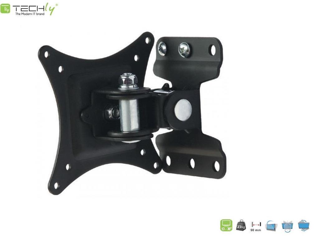 Uchwyt ścienny Techly 13"-30", 23kg obrotowy