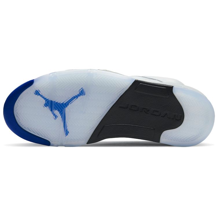 Мужские кроссовки Air Jordan 5 Retro Stealth 2.0 Белый Черный Hyper-Royal DD0587-140