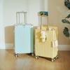 Sturdy Durable Fashionable Trolley Case: Large Capacity Suitcase with Universal Wheels & Combination Lock