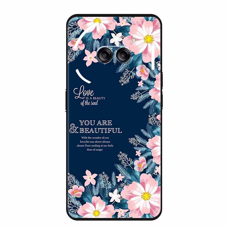 Чехол для Nothing Phone 2A Роскошный Мягкий Силиконовый Задний Чехол из ТПУ Чехлы для Телефона для Nothing Phone2A 5G A142 Ударопрочный Милый Любовь Capa