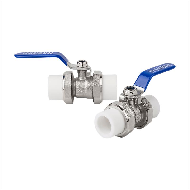 ZhuCang PPR Hot-Melt Double Union Ball Valve