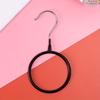 1pc Fashion Metal O-Shaped Universal Hooks, Wall-Mounted Scarf Tower Organizer, Easy Installation, Stylish Clothes Hanger