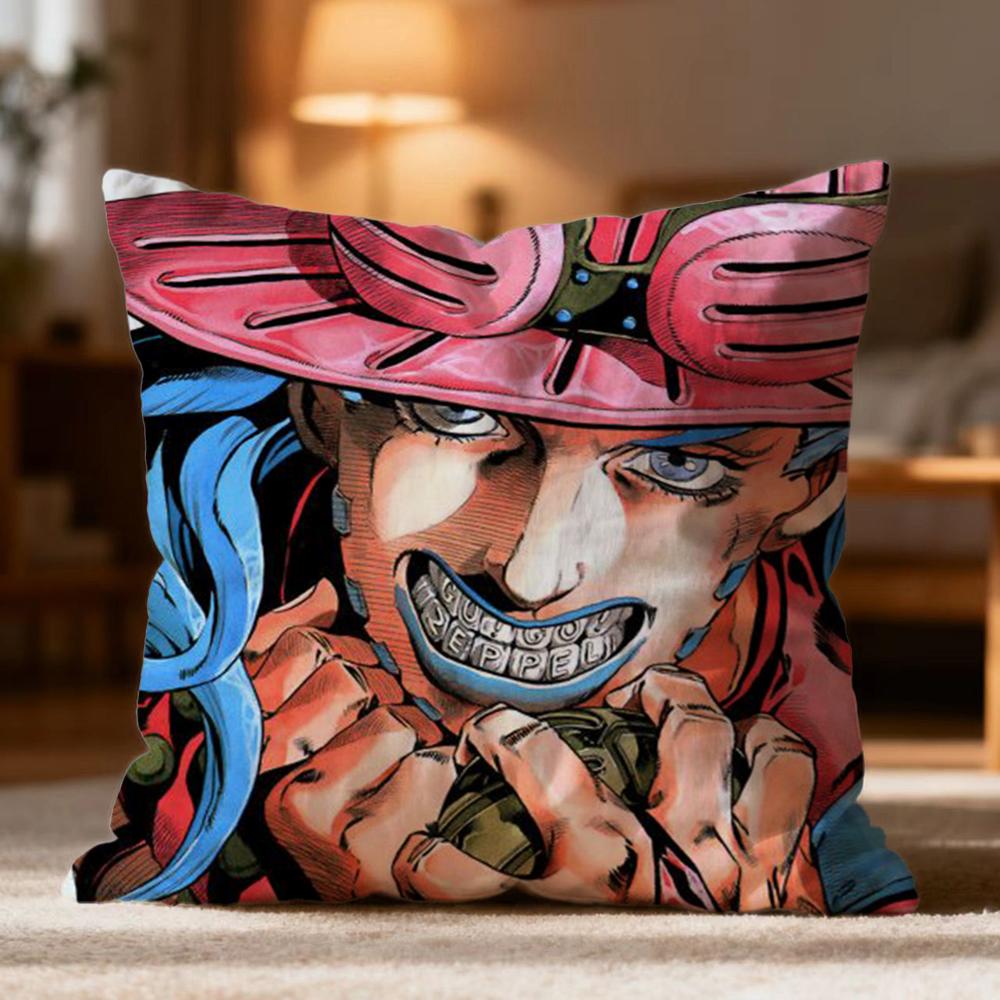 Горячая Наволочка J-JJoJo's Bizarre Adventure Мягкая Стираемая Наволочка Многоцелевая для Дивана Кровати Путешествий Офиса