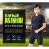 Kids Protective Compression Shorts Soccer Basketball Rugby Cycling Roller Skating Training With Impact Padding