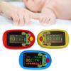 Оксиметр с зажимом на кончике пальца, 6 режимов, автоматическая зарядка через USB, светодиодный монитор кислорода в крови для детей