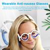 Anti-Motion Sickness Glasses Carsickness Airsickness Seasickness Nausea Relief Glasses Ultra-Light Travel Kids