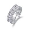 Серебряное кольцо S925 с муассанитом