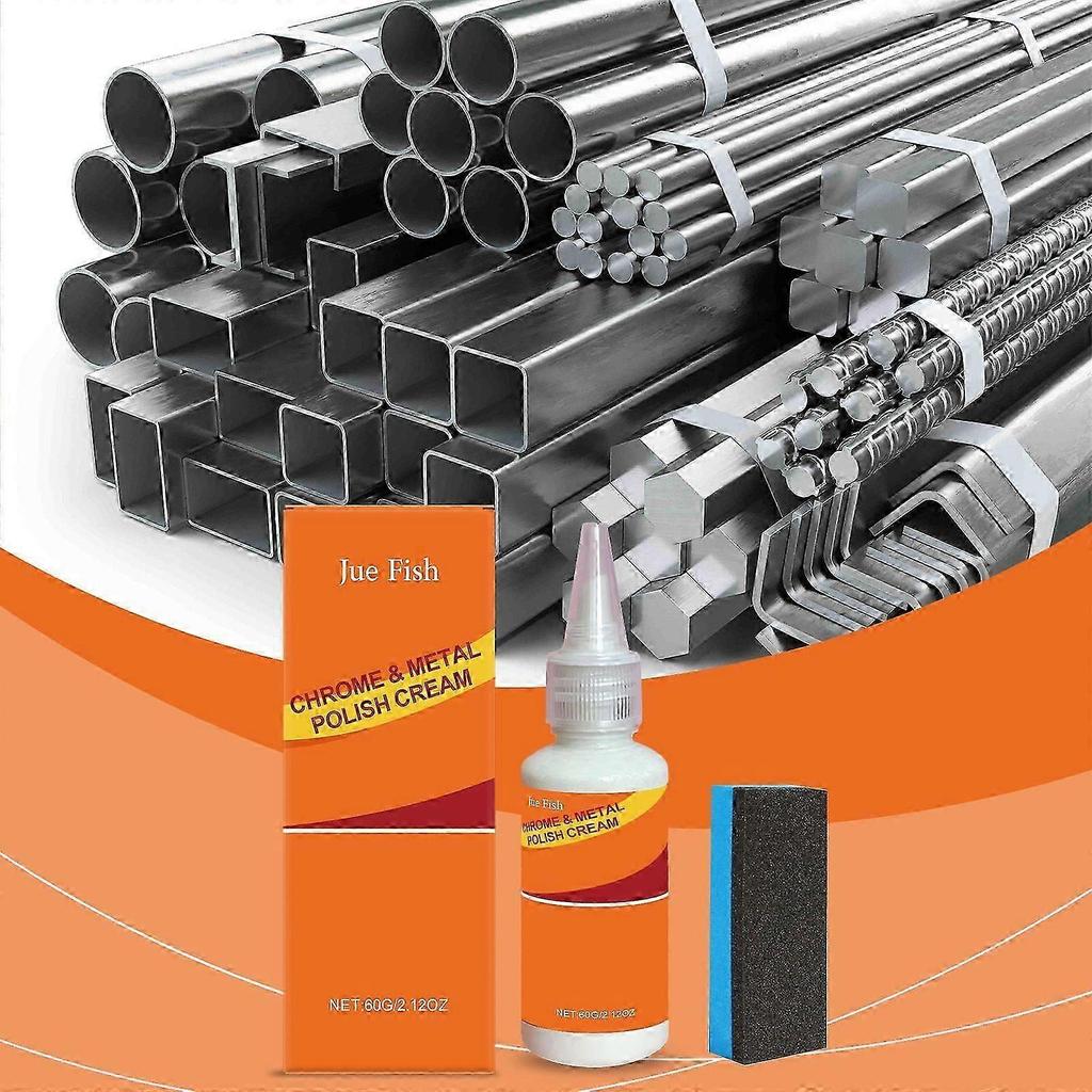 Metal Polishing Paste for Rust Prevention & Mirror Finish - Easy Clean & Protect