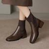 Women's Spring and Autumn Boots 2025New Autumn and Winter Hot-Selling High Heels for Women, Chunky Heel Stretch Sock Boots