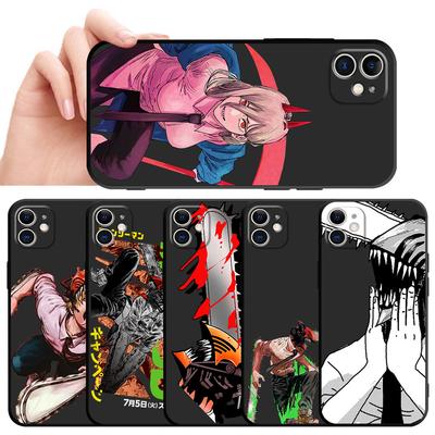 Мягкий чехол из ТПУ для Iphone 12 Mini 8 Plus 7 6s 14 Pro Max 13 Pro Xr 11 Xs X Se Xs аниме бензопила человек Makima чехол роскошные чехлы