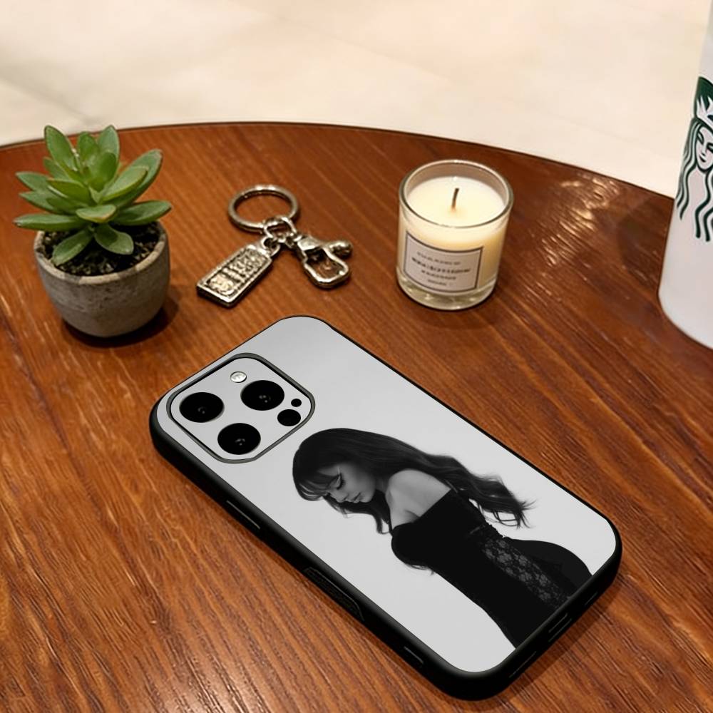 Singer Ayliva Phone Case For iPhone 17, 16,15,14,13,12,11 Plus,Pro Max, Others Soft Silicone Black Cover