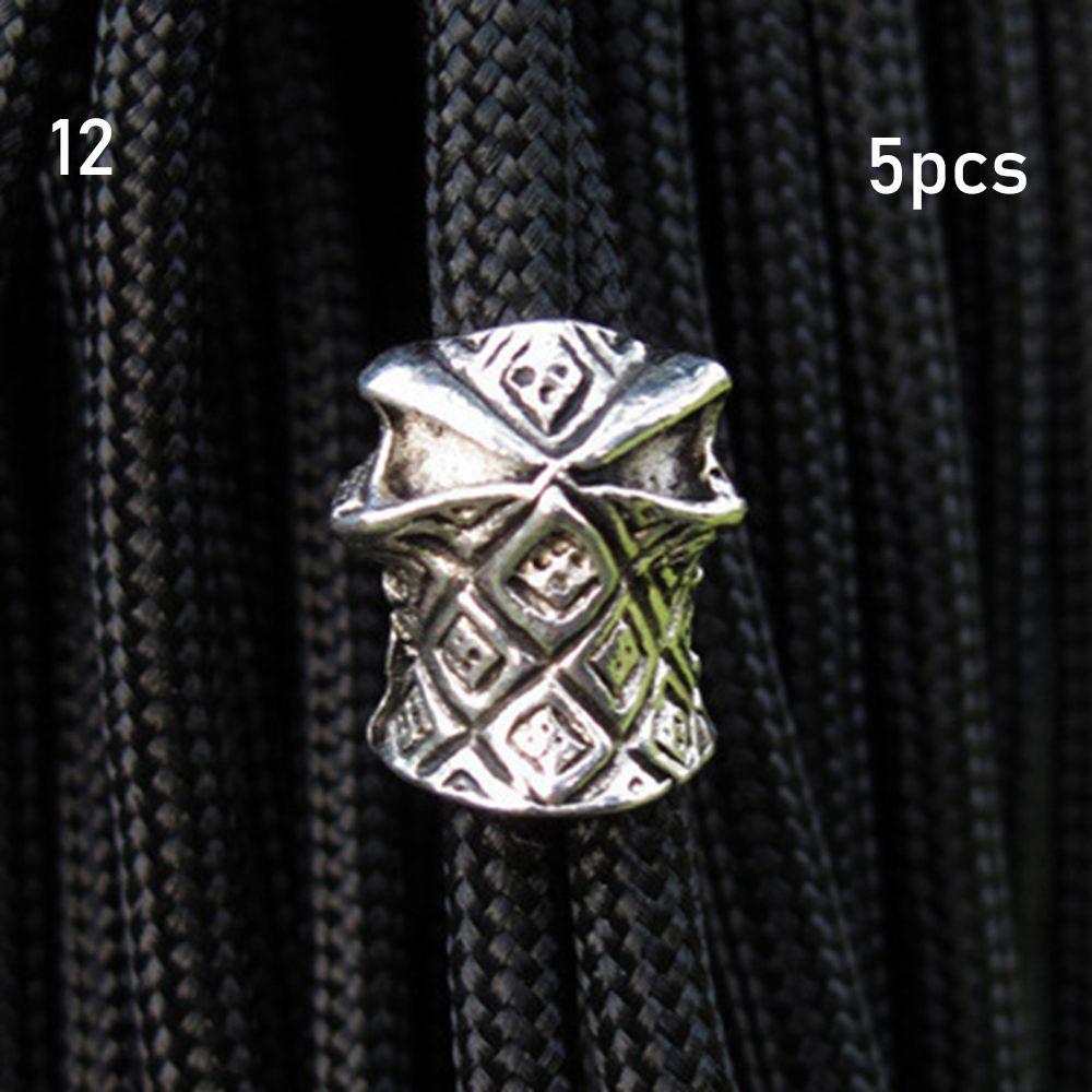 Пряжка Металлические подвески Череп Паракорд Браслет Аксессуары Бусины Паракорд Нож Ремешки Украшения