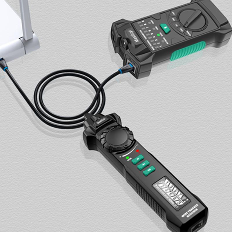Кабельный трассоискатель LCD POE Тестер кабелей Тонер-трассировщик проводов Cat5 Cat6 Тест Телефонный/Сетевой кабель Трассоискатель проводов Тонер Сетевой инструмент
