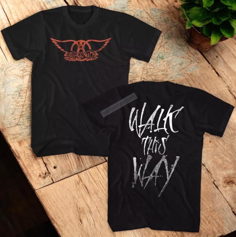 Aerosmith Walk This Way Shirt Unisex T-Shirt Graphic Tee