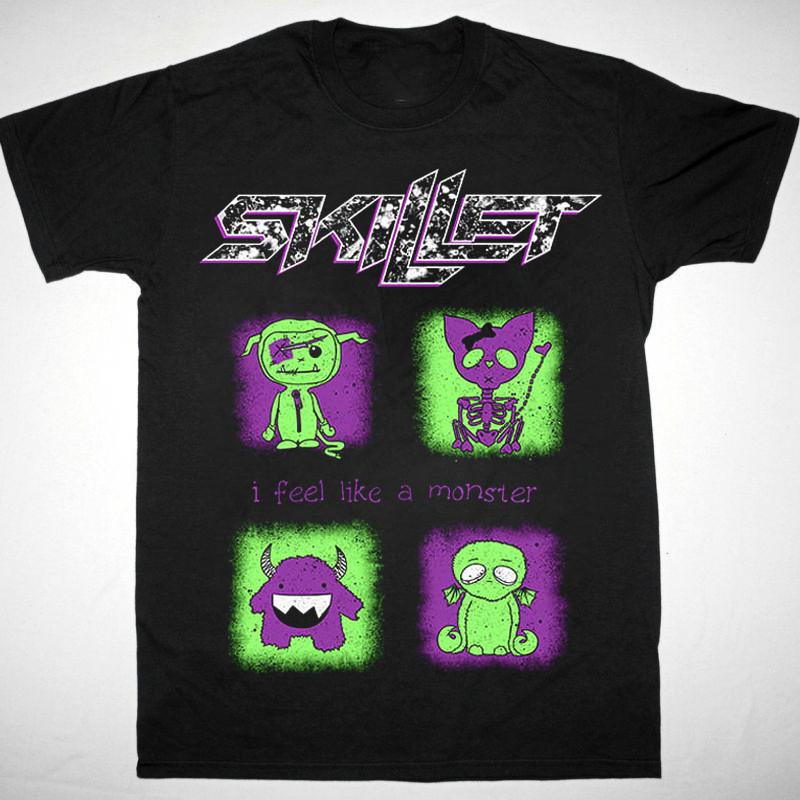 Skillet I Feel Like A Monster Shirt Classic Black Unisex S-5XL 1V0592