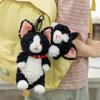 Подвеска на рюкзак Накладка на запястье Подвеска Кудрявый кот Животное Пушистый Кудрявый кот Брелок Мультяшный Мягкий Немецкий кудрявый кот Дни рождения