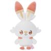 Takara Tomy Arts (TAKARATOMY A.R.T.S) Pokemon Pokepiece Mocchi-Mocchi-Style Plush Scorbunny Plush Toy, Approximately 36cm Tall