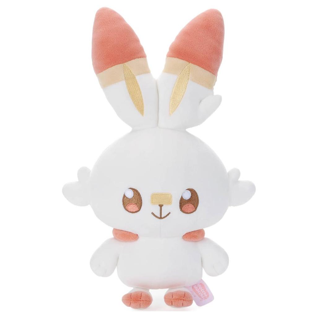 Takara Tomy Arts PokePeace Plush Toy Scorbunny 36cm (TAKARATOMY A.R.T.S) Pokémon Mocchi-Mocchi-Style - (approx. tall)