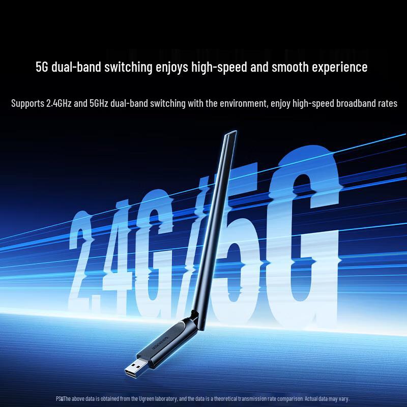UGREEN AX900 WiFi 6 Dual-Band USB Adapter (CN version)