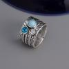 Vintage Chic Bohemian Ring for Men Personality Souvenir Gift Accessory