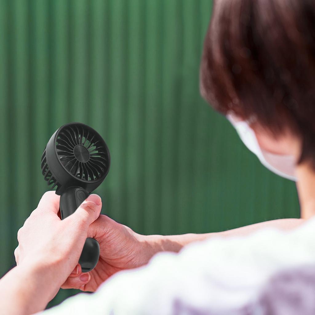Портативный ручной вентилятор с USB-подзарядкой, персональный вентилятор