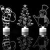 LED Mini Night Lights Colorful Flashing Lights Snowman Lamp Christmas Ornament Birthday Party New Year's Decor Festive Lighting