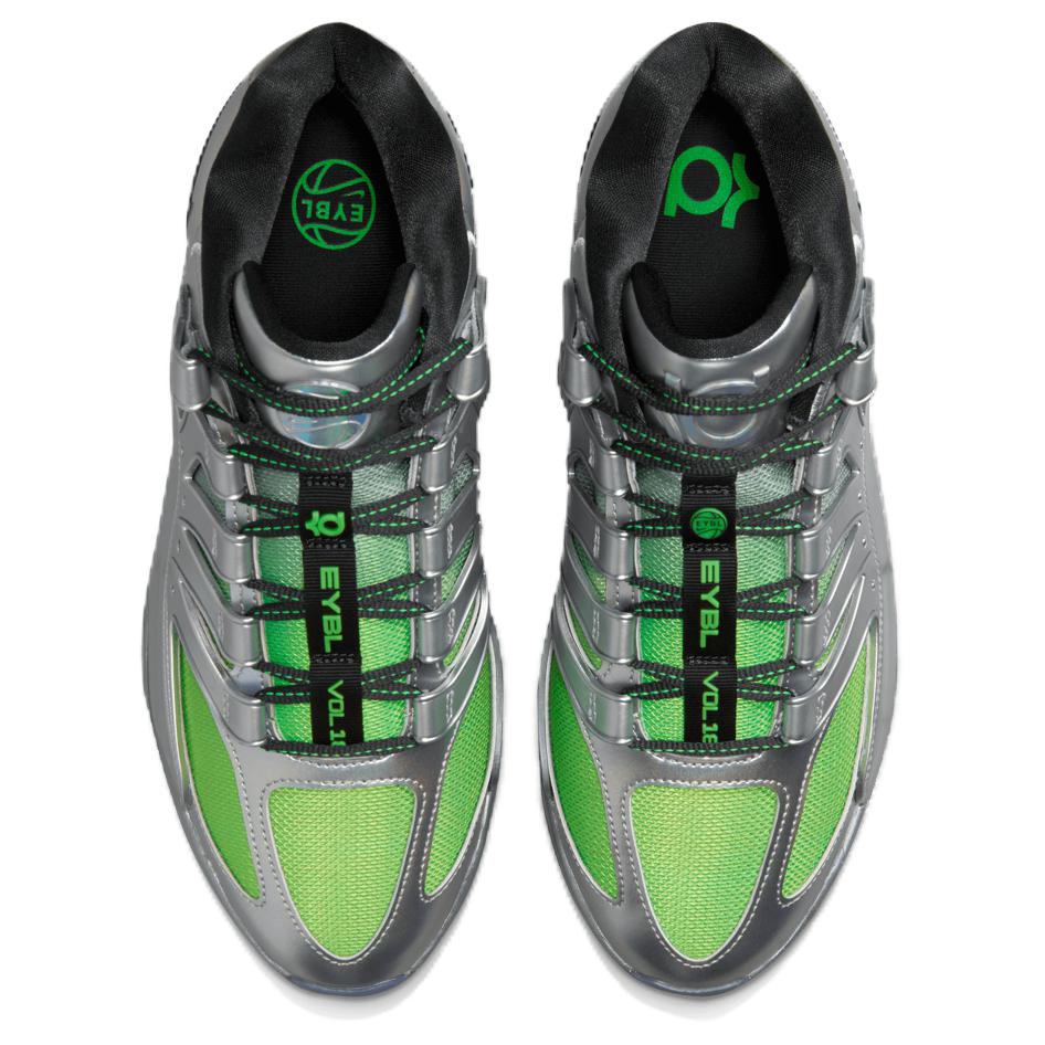 Nike KD 18 EP EYBL мужские кроссовки серебристый металлик-серебристо-зеленый-Strike IF2518-001
