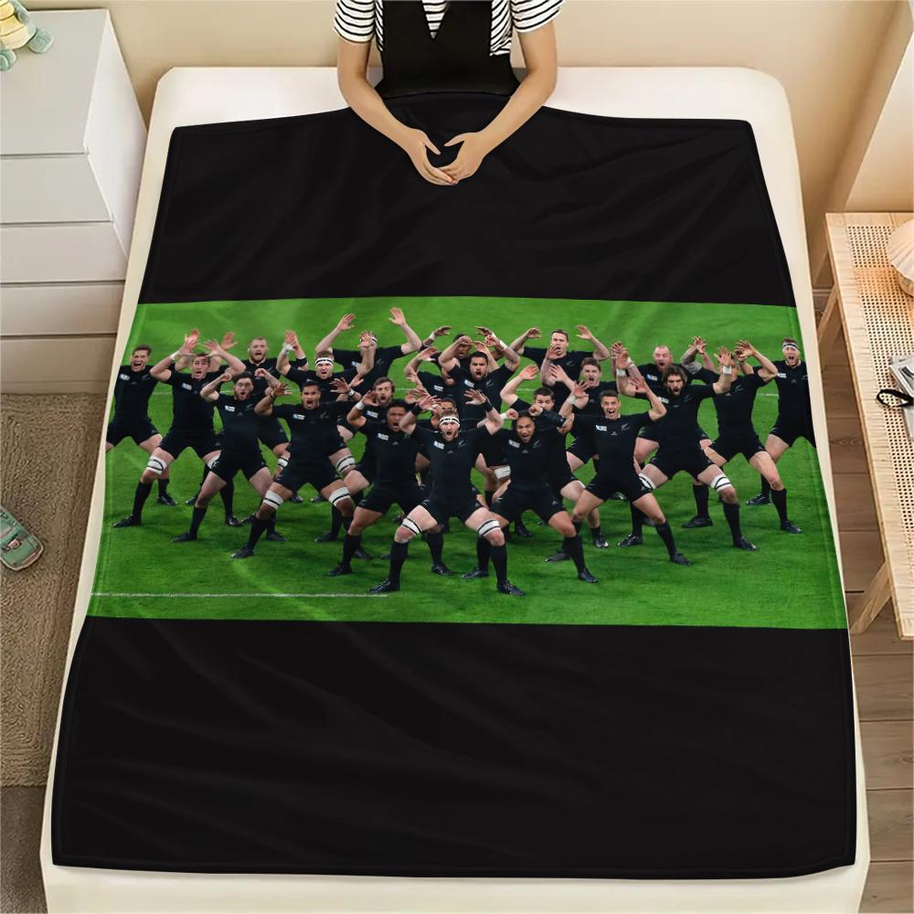 All Blacks,pattern Flannel Blanket, High quality Comfortable for All Seasons, Home Decor, Warmth and Comfort, Perfect for Gifts.
