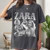 Футболка Zara Larsson в винтажном стиле – Ретро футболка с принтом поп-звезды на Comfort Colors 1717, Эстетичная футболка для фанатов, Подарок для любителя музыки