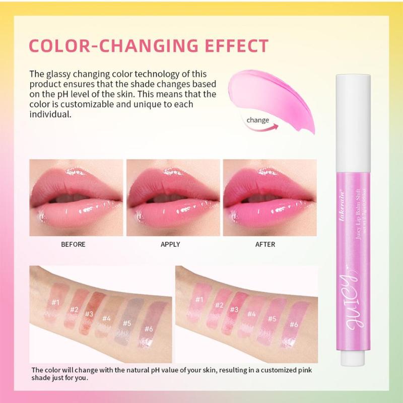 Hydrating Moisturizing Color 6 Lip Balm Hydrating Hydrating Light Translucent Color Changing Lip Balm
