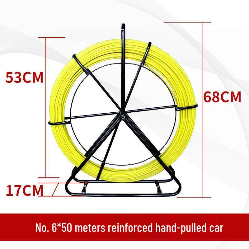 Fiberglass Cable Puller & Pipe Threader for Electricians