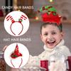 Cute Cartoon Christmas Headwear Photo Props Xmas Hat Bands Christmas Headband  Christmas Decor